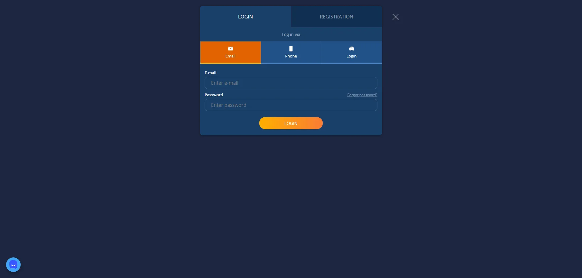 Nano Casino p&aacute;gina de inicio de sesi&oacute;n y registro en Chile