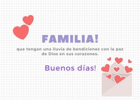 29 Imagenes y Frases Gratis para Buenos Dias Familia