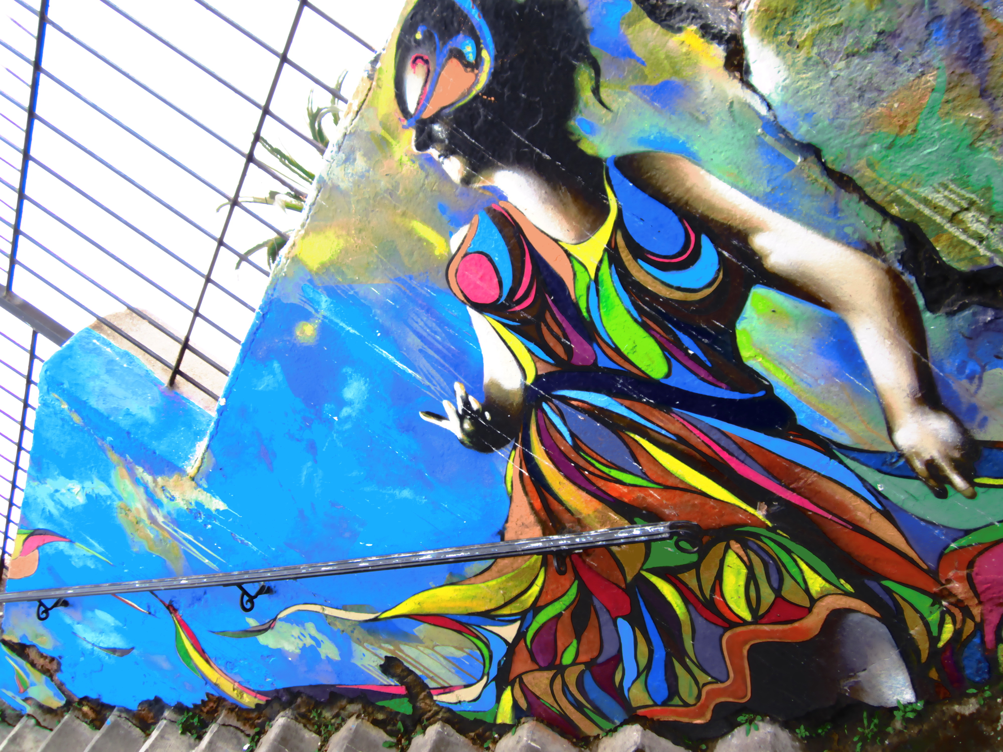 Grafiti de Valparaíso - En las Escaleras
