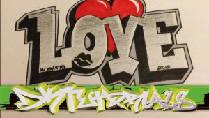 amor graffiti - pared