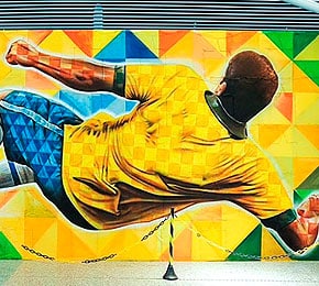 Graffiti de fútbol | Arte de graffiti