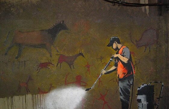 Los diez garabatos de Banksy más impresionantes